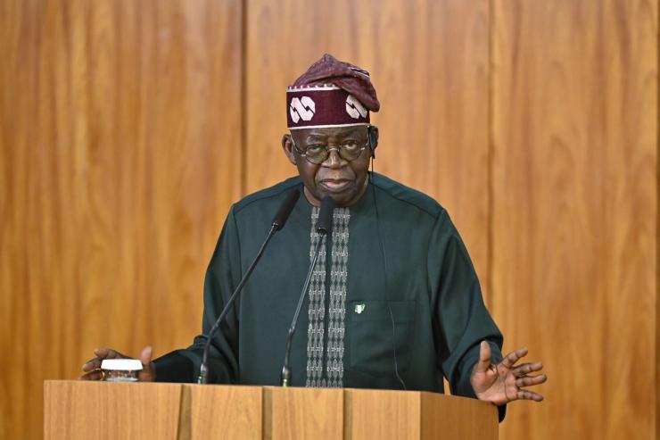 President of Nigeria Bola Tinubu.