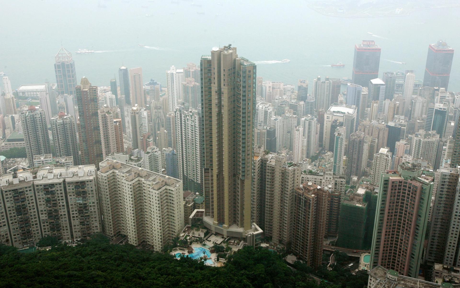 A view of Hong Kong.