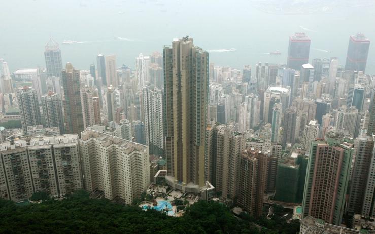 A view of Hong Kong.