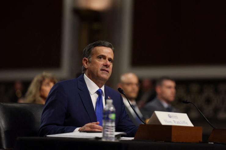 CIA Director John Ratcliffe testifies before a Senate (Select) Intelligence Committee confirmation hearing prior to his election to the role