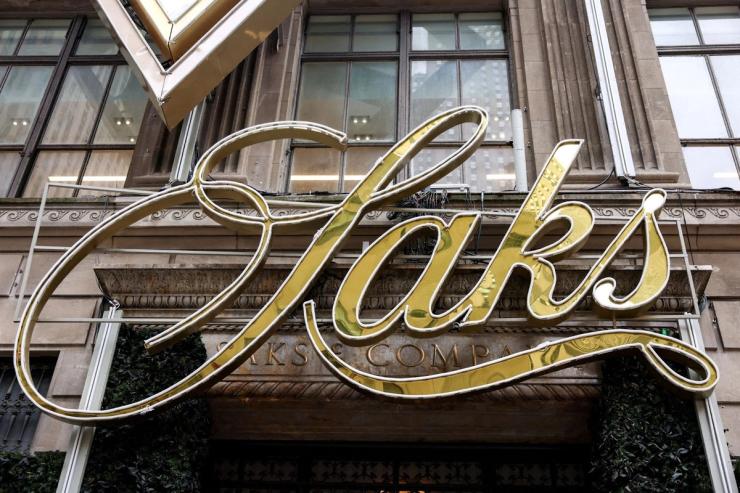 A Saks shop.