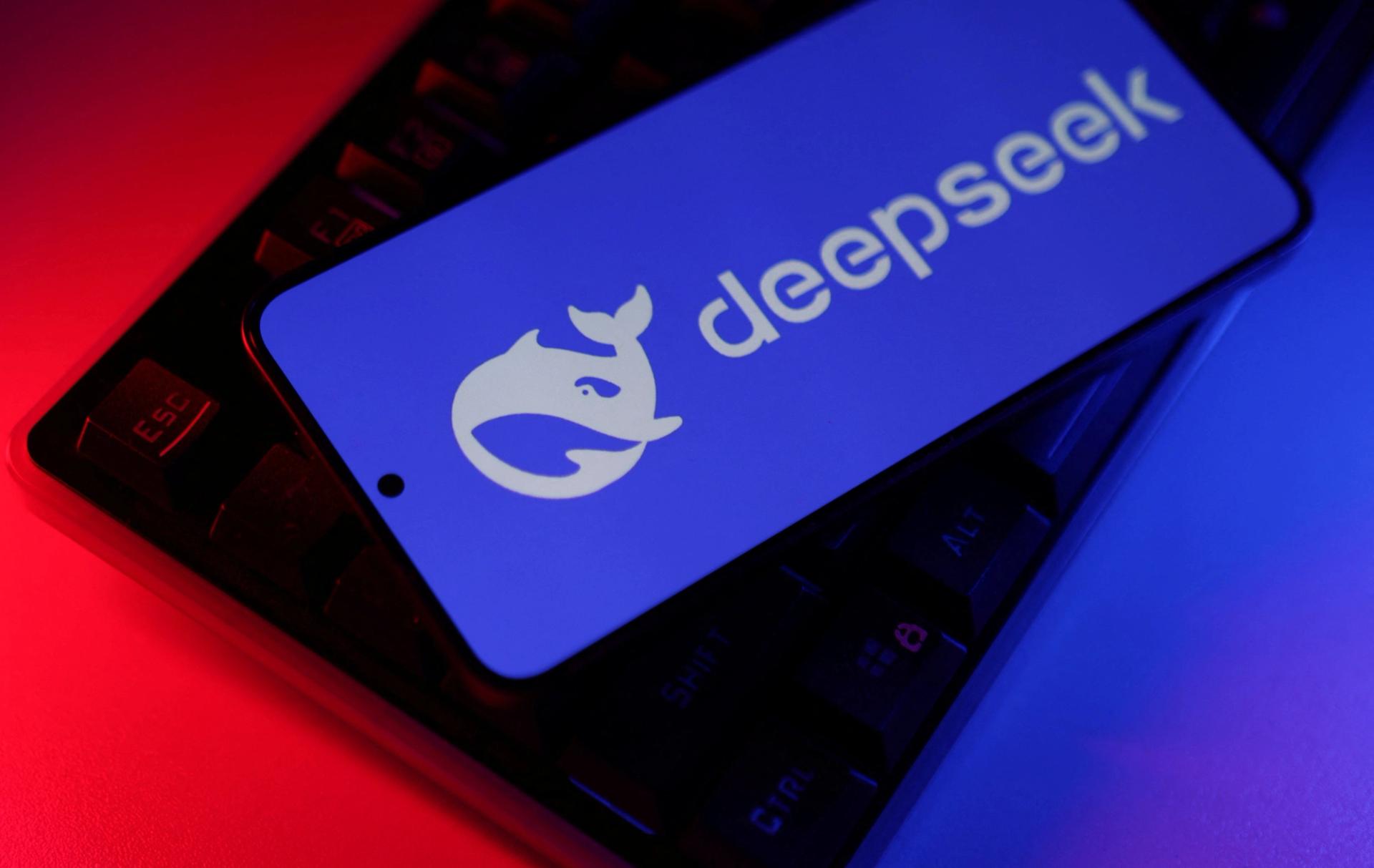 The DeepSeek logo is seen in this illustration.