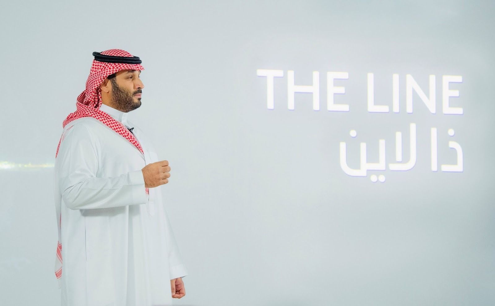 Saudi Crown Prince Mohammed Bin Salman announces a zero-carbon city called “The Line” to be built at NEOM in northwestern Saudi Arabia, January 10, 2021. 