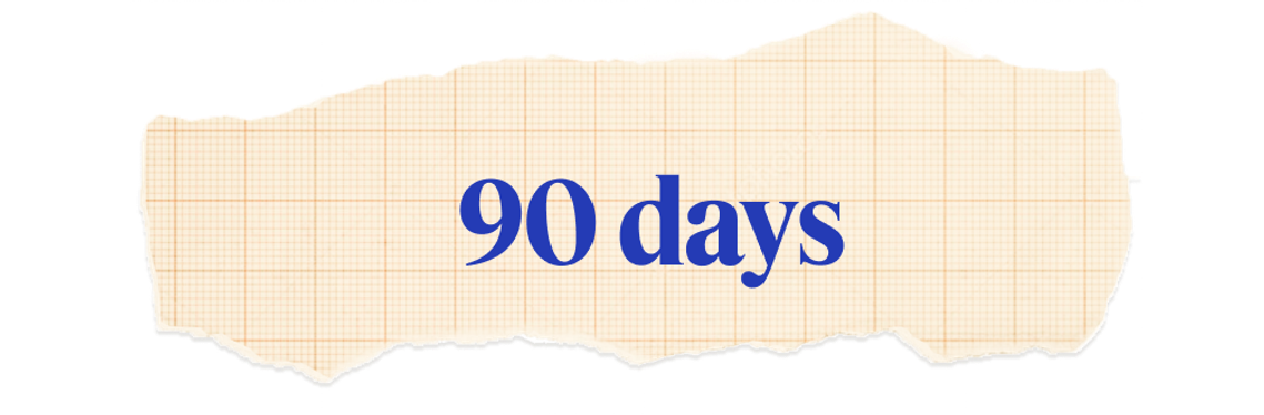 90 days.