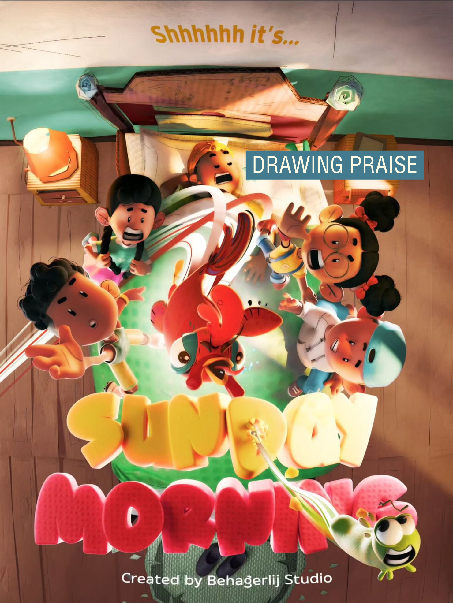 A poster for the Ethiopian animated series Sunday Morning.
