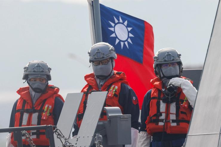 Taiwanese naval drill