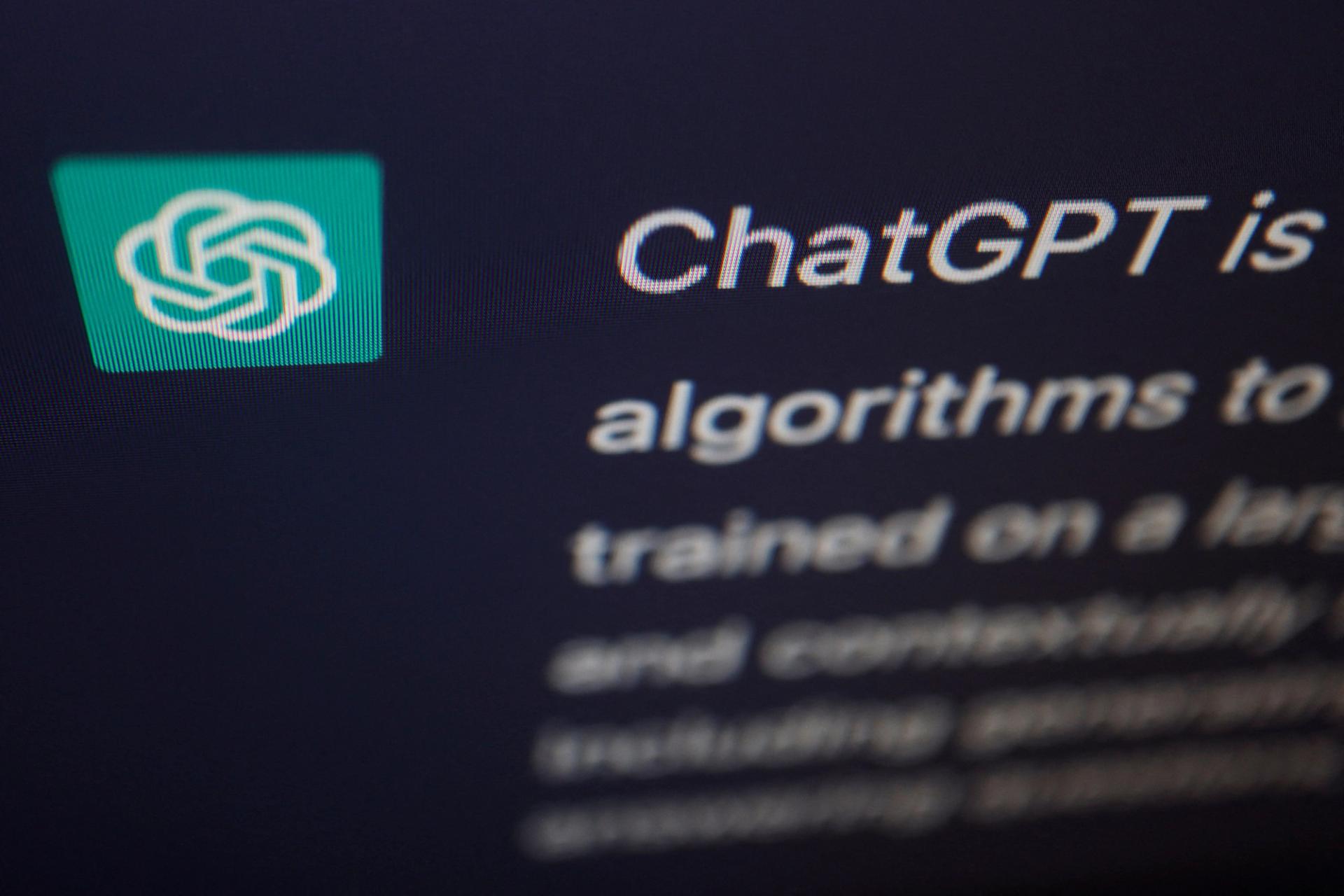The ChatGPT logo.