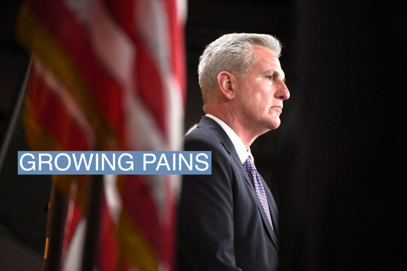 House Minority Leader Kevin McCarthy at a press conference.