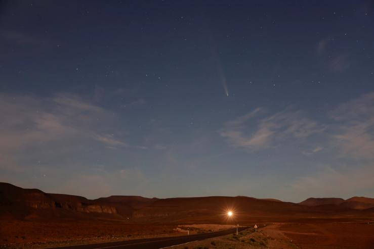 A road outside Ouarzazate, Morocco.