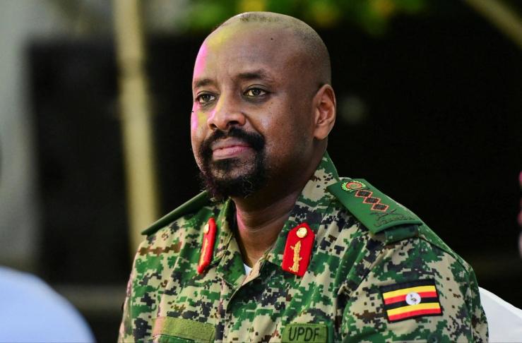 Muhoozi Kainerugaba, son of Ugandan President Yoweri Museveni.