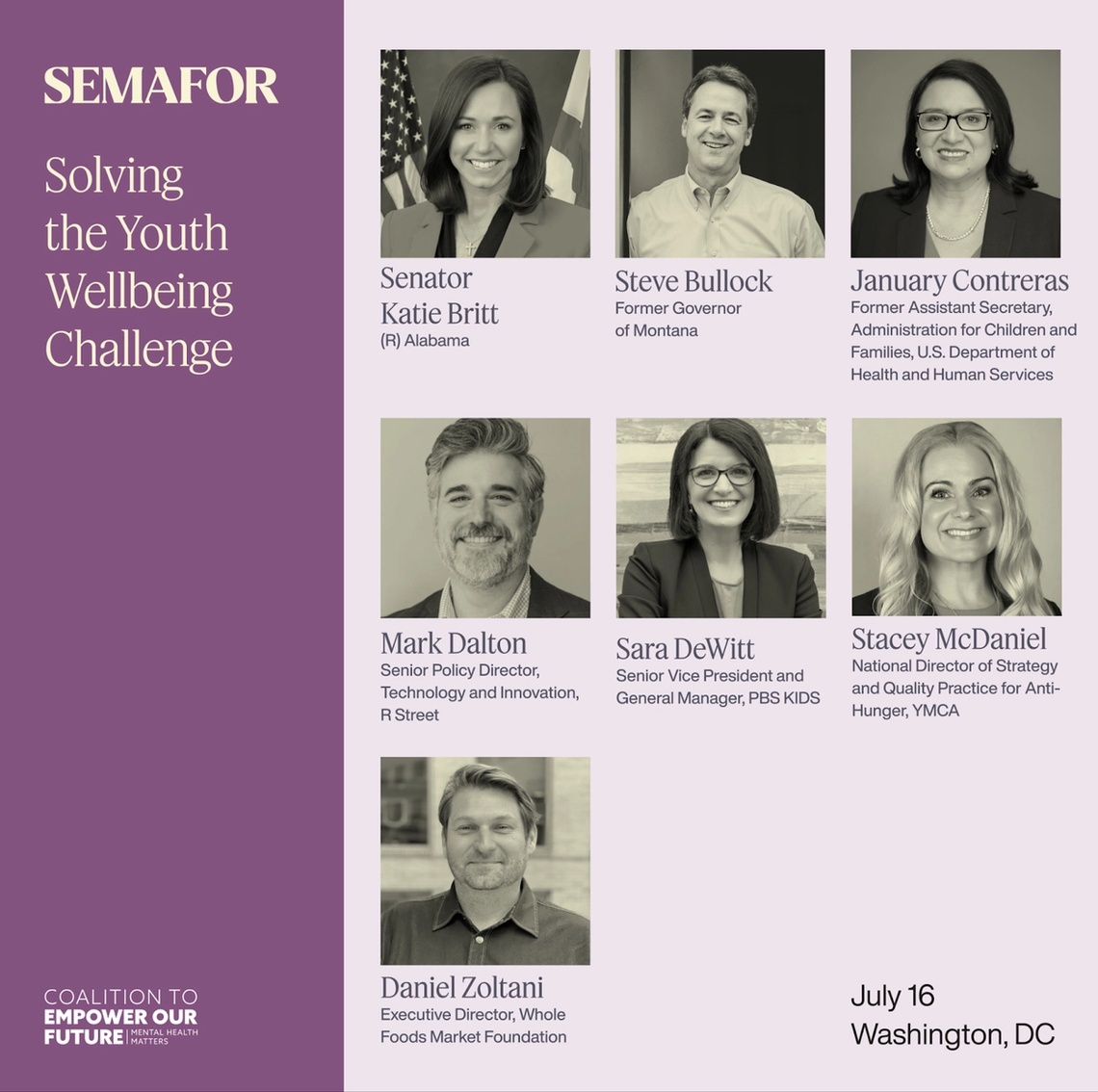 A promotional image for Solving the Youth Wellbeing Challenge