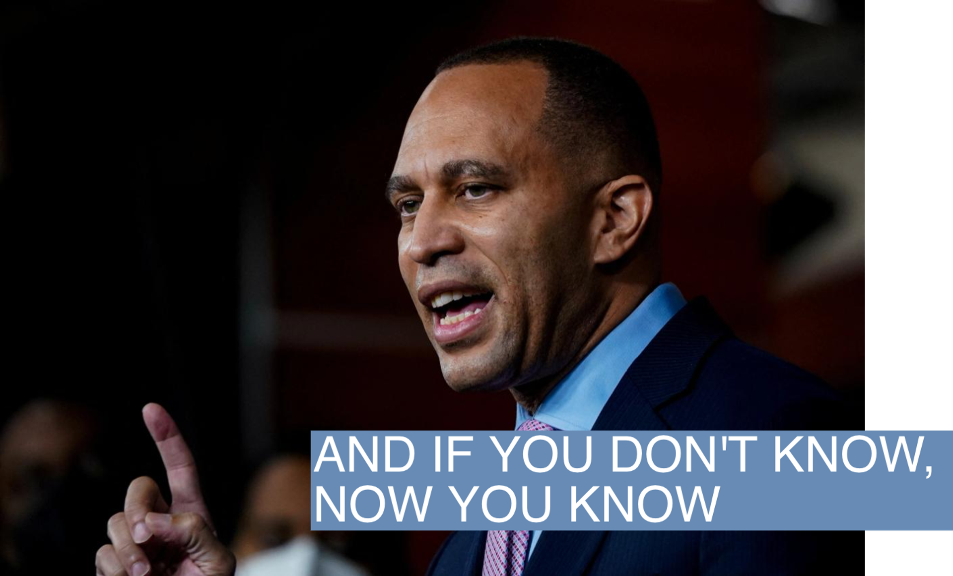 Rep. Hakeem Jeffries, D-N.Y. speaking at a Congressional Black Caucus event. 