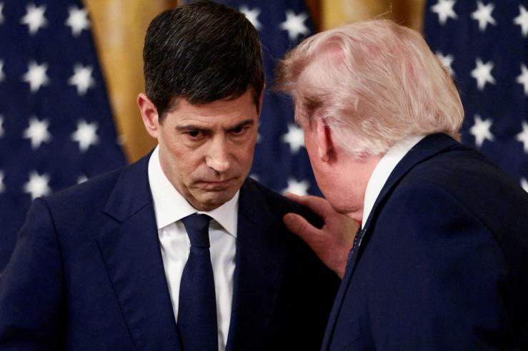 US Fed Chair Kevin Warsh and President Donald Trump