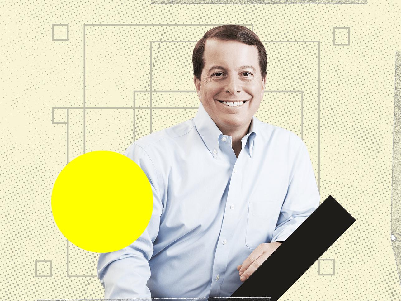 A graphic showing Jamie Iannone, CEO of eBay.