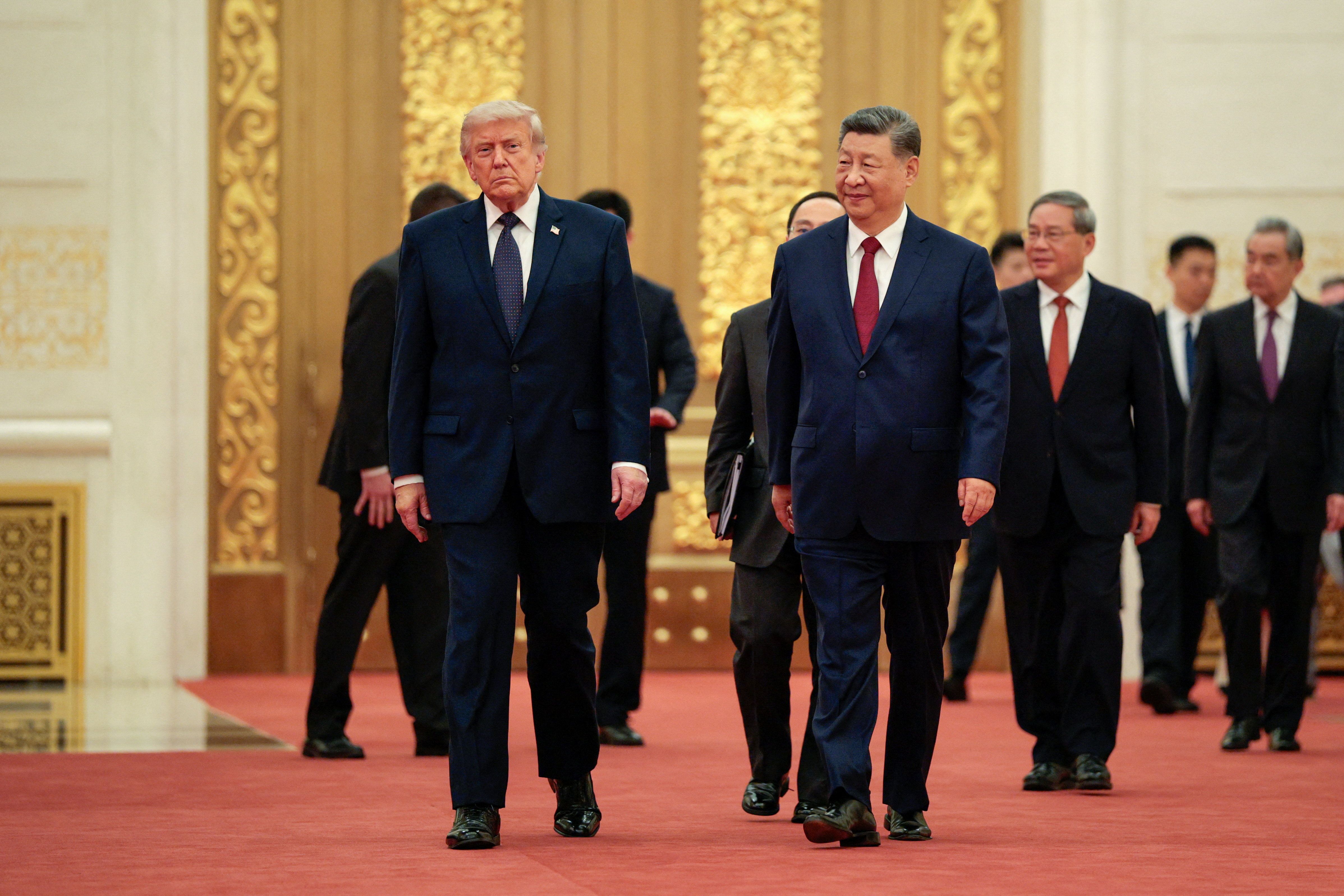 US President Donald Trump and Chinese leader Xi Jinping.
