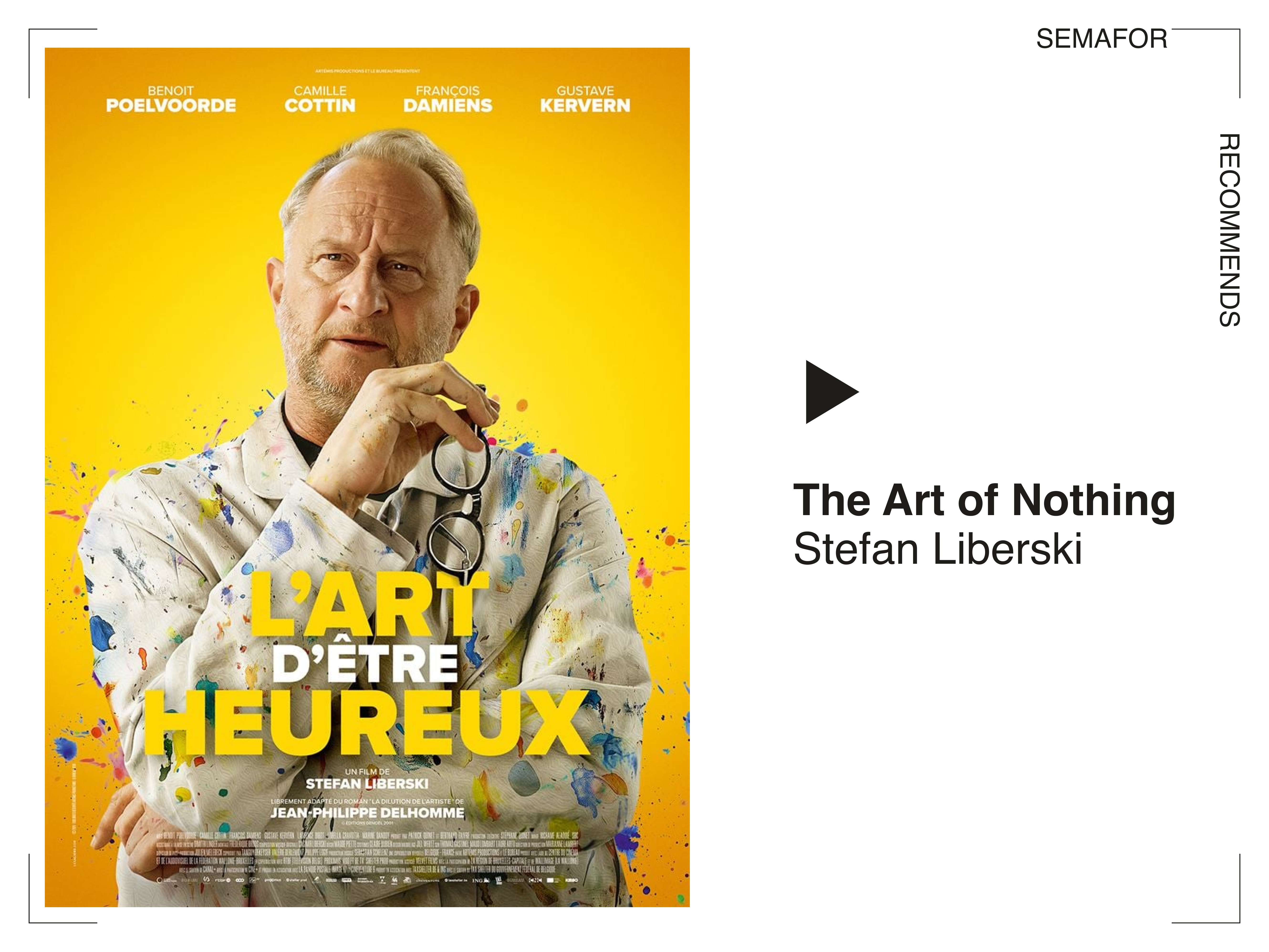 The Art of Nothing by Stefan Liberski. 