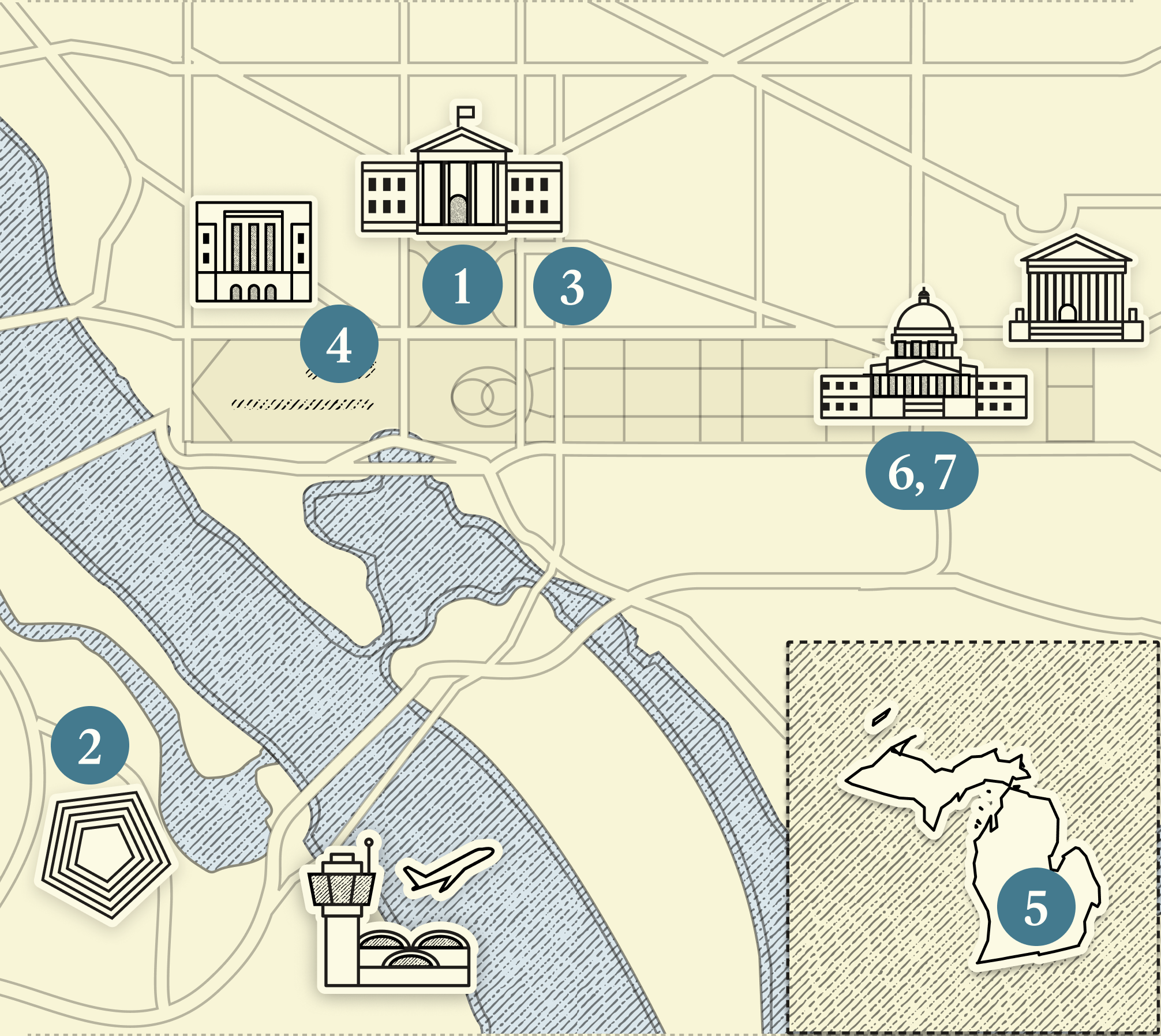 A map of DC.