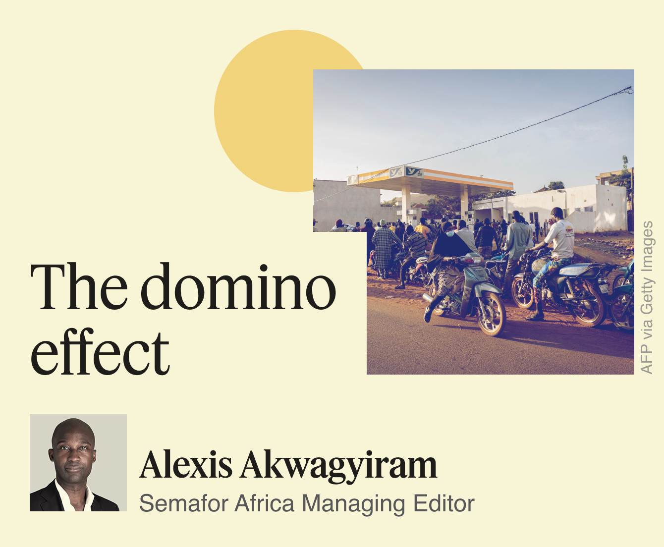 The domino effect, Alexis Akwagyiram