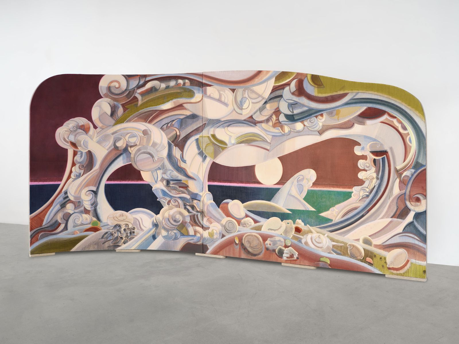 Su Yu-Xin’s “Bone Caves (California Coastline),” (2024).