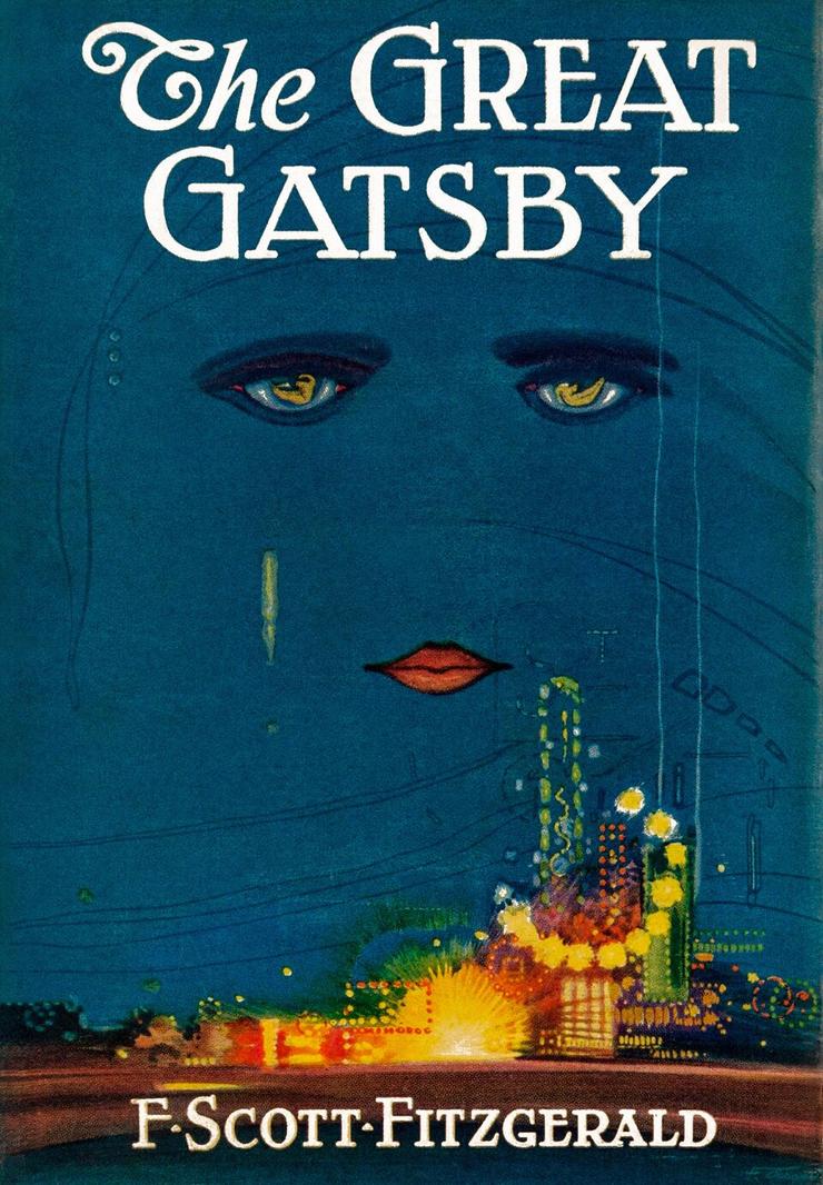 The original cover of “The Great Gatsby.”