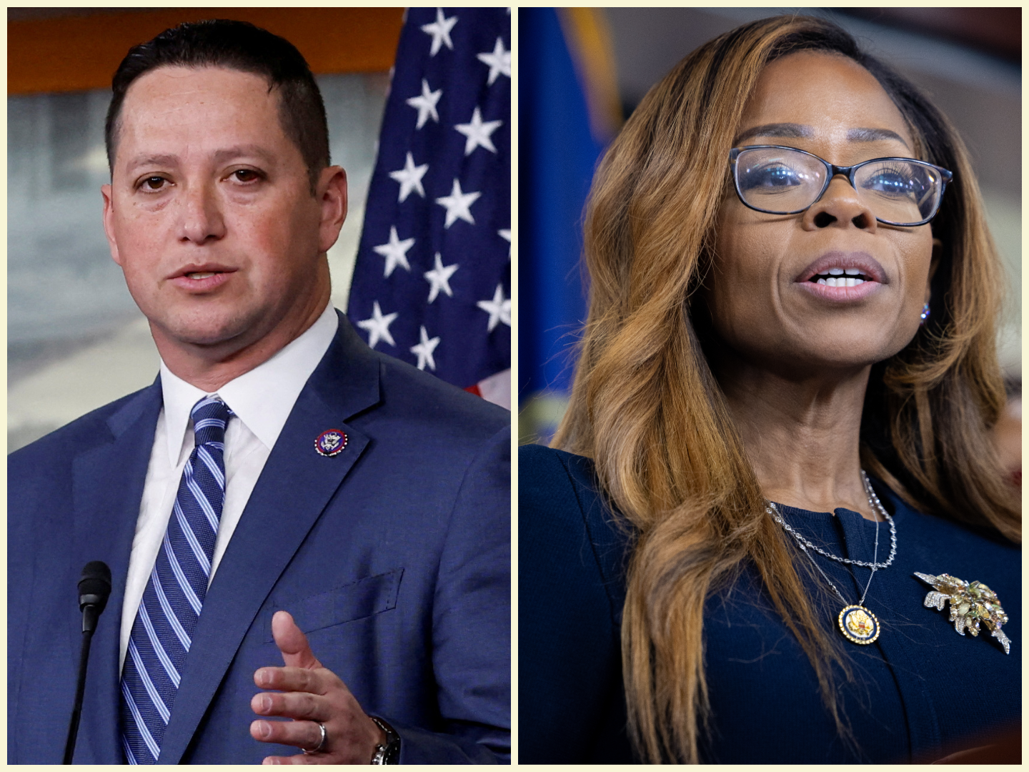 Tony Gonzales and Sheila Cherfilus-McCormick