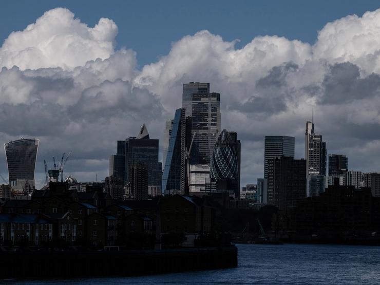 London skyline.