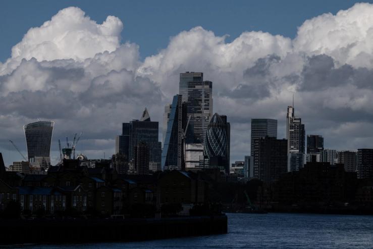 London skyline.