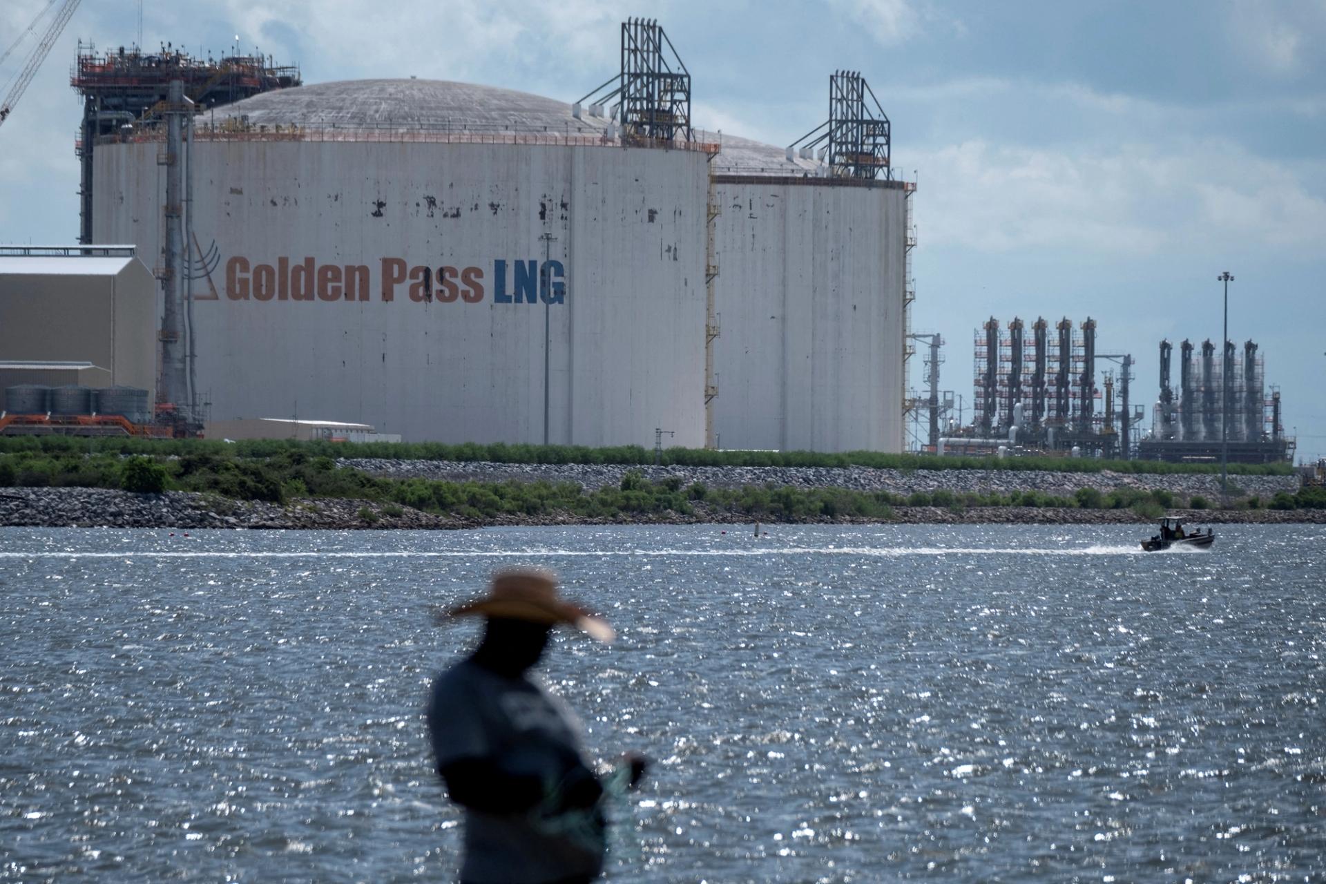 A view of Golden Pass LNG facility in Port Arthur, Texas, U.S., June 23, 2025