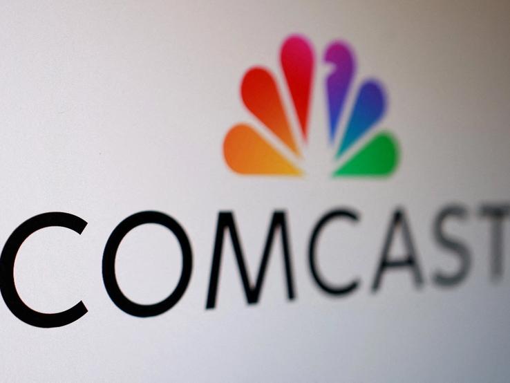 A Comcast logo.