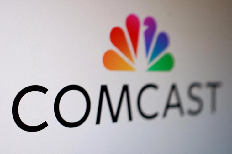A Comcast logo.