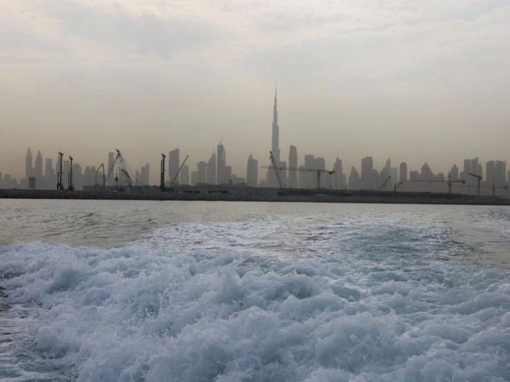 Dubai skyline.