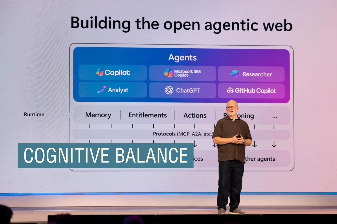 Microsoft Chief Technology Officer Kevin Scott speaks during the Microsoft Build conference opening keynote in Seattle, Washington on May 19, 2025.