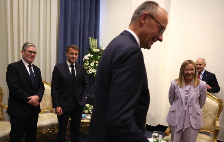 Macron, Starmer, Merz and Meloni