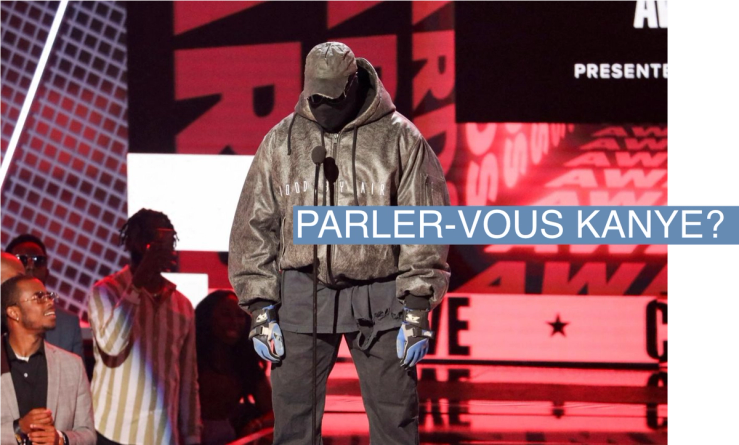 Kanye West speaks at the BET Awards 2022 at the Microsoft Theater in Los Angeles, California, U.S., June 26, 2022.