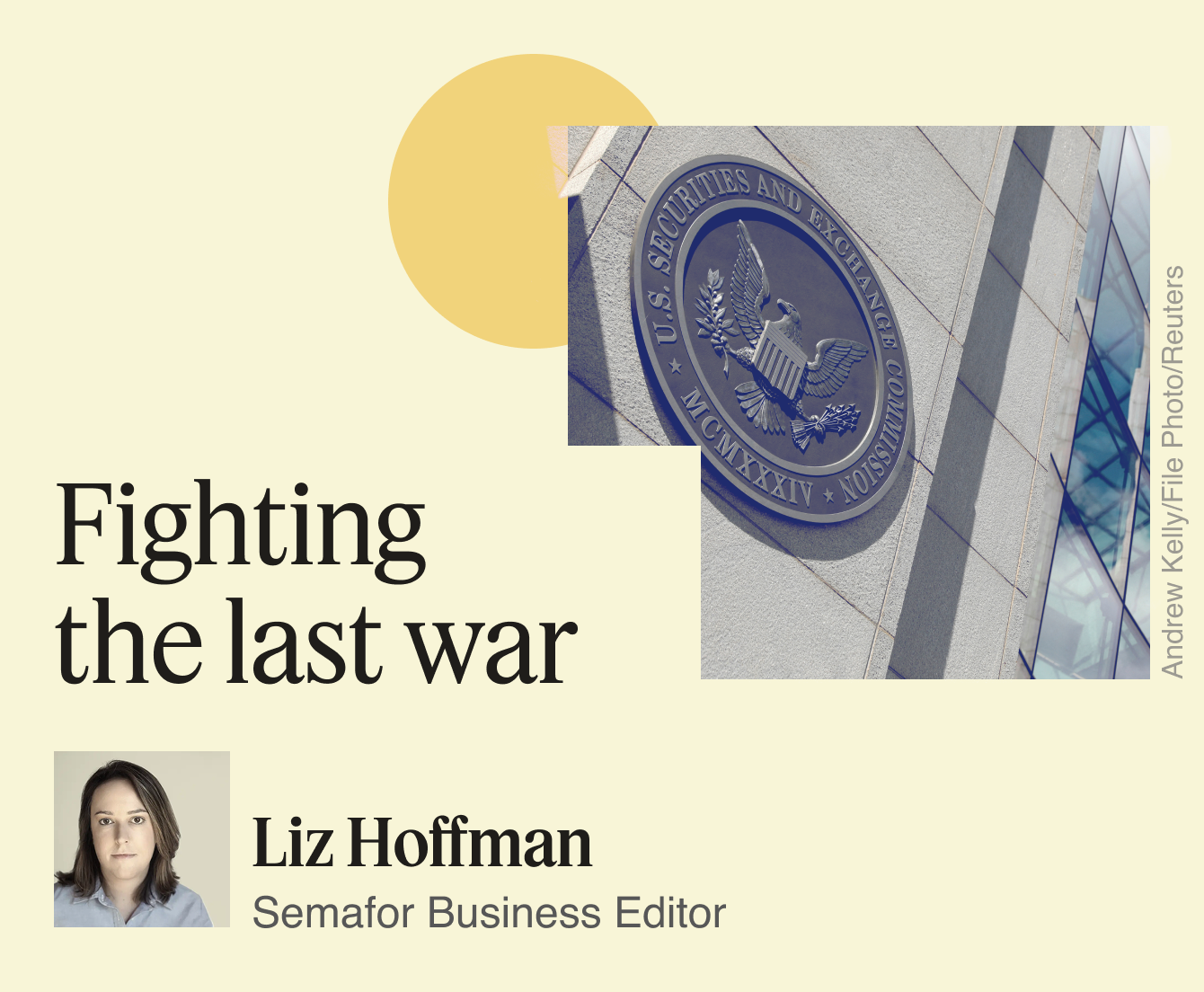 Fighting the last war.