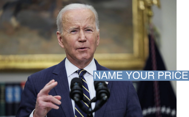 U.S. President Joe Biden announces new actions against Russia for its war on Ukraine, during remarks in the Roosevelt Room at the White House in Washington, U.S., March 11, 2022.