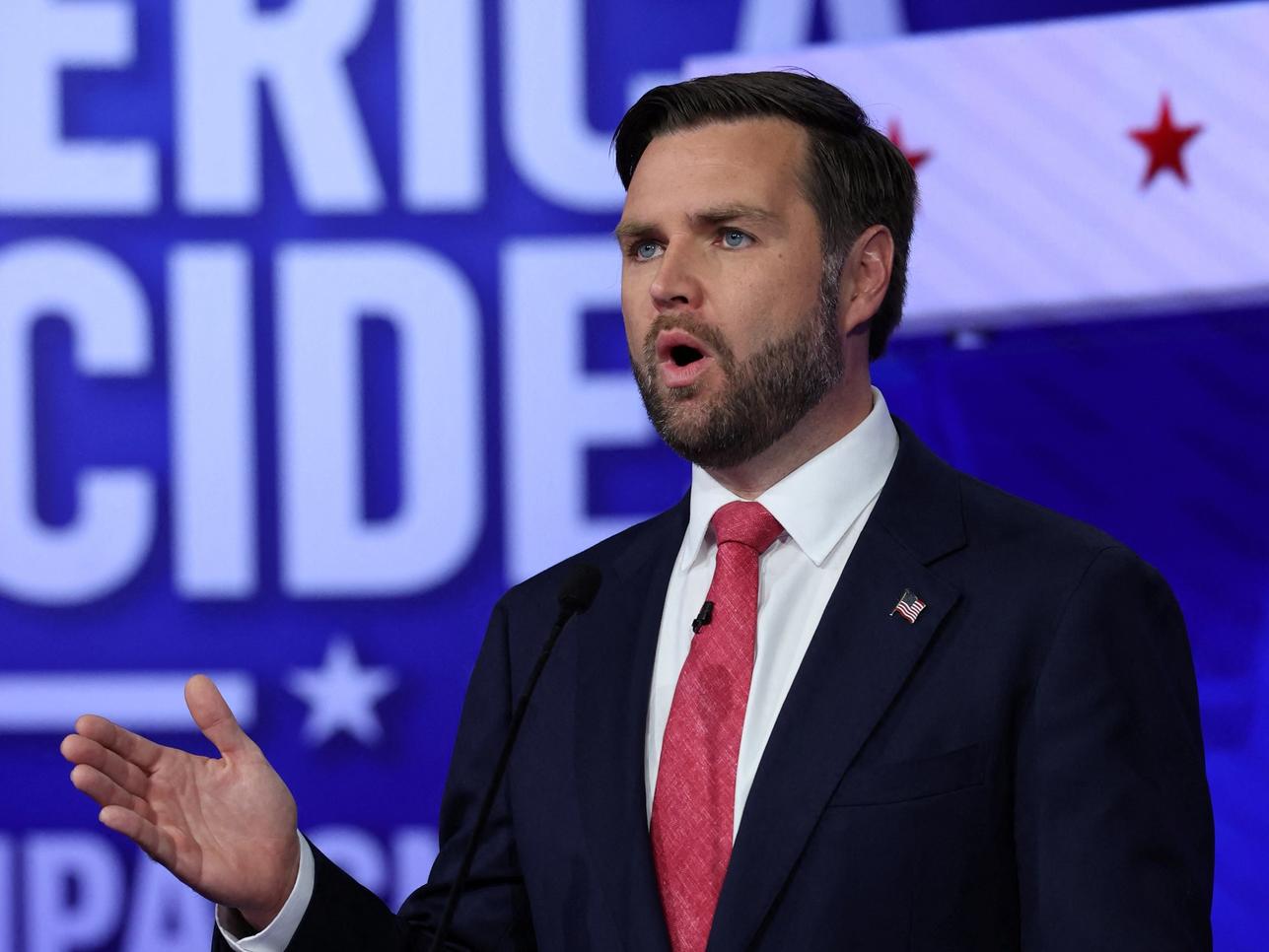 Vice presidential nominee and Ohio GOP Sen. JD Vance