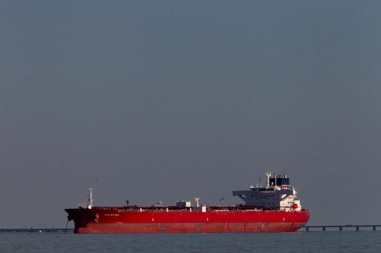 Panama-flagged oil tanker Nave Neutrino, chartered by US company Chevron