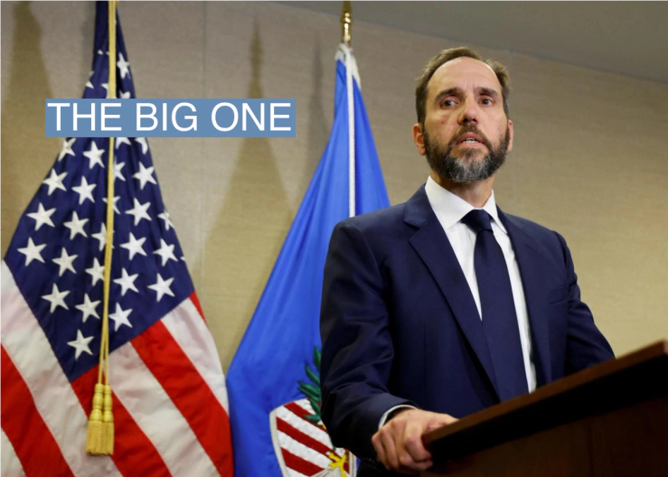 U.S. Special Counsel Jack Smith makes a statement to reporters after a grand jury returned an indictment of former U.S. President Donald Trump in the special counsel’s investigation of efforts to overturn his 2020 election defeat, at Smith’s offices in Washington, U.S., August 1, 2023.