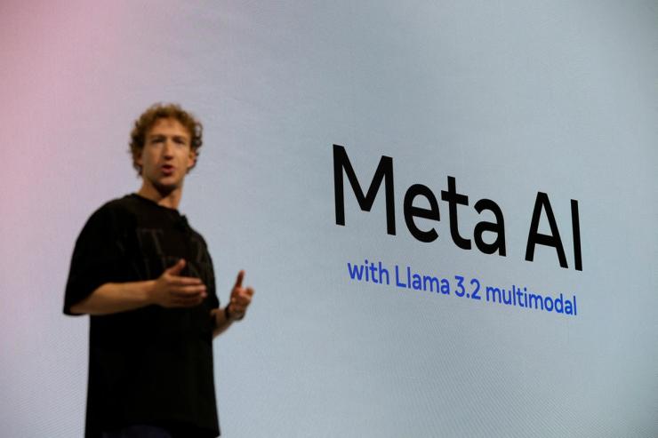 Meta CEO Mark Zuckerberg makes a keynote speech during the Meta Connect annual event