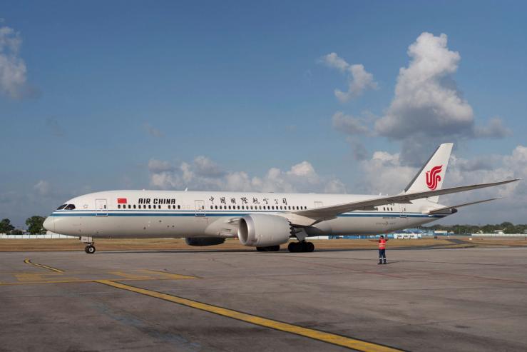 An Air China airplane