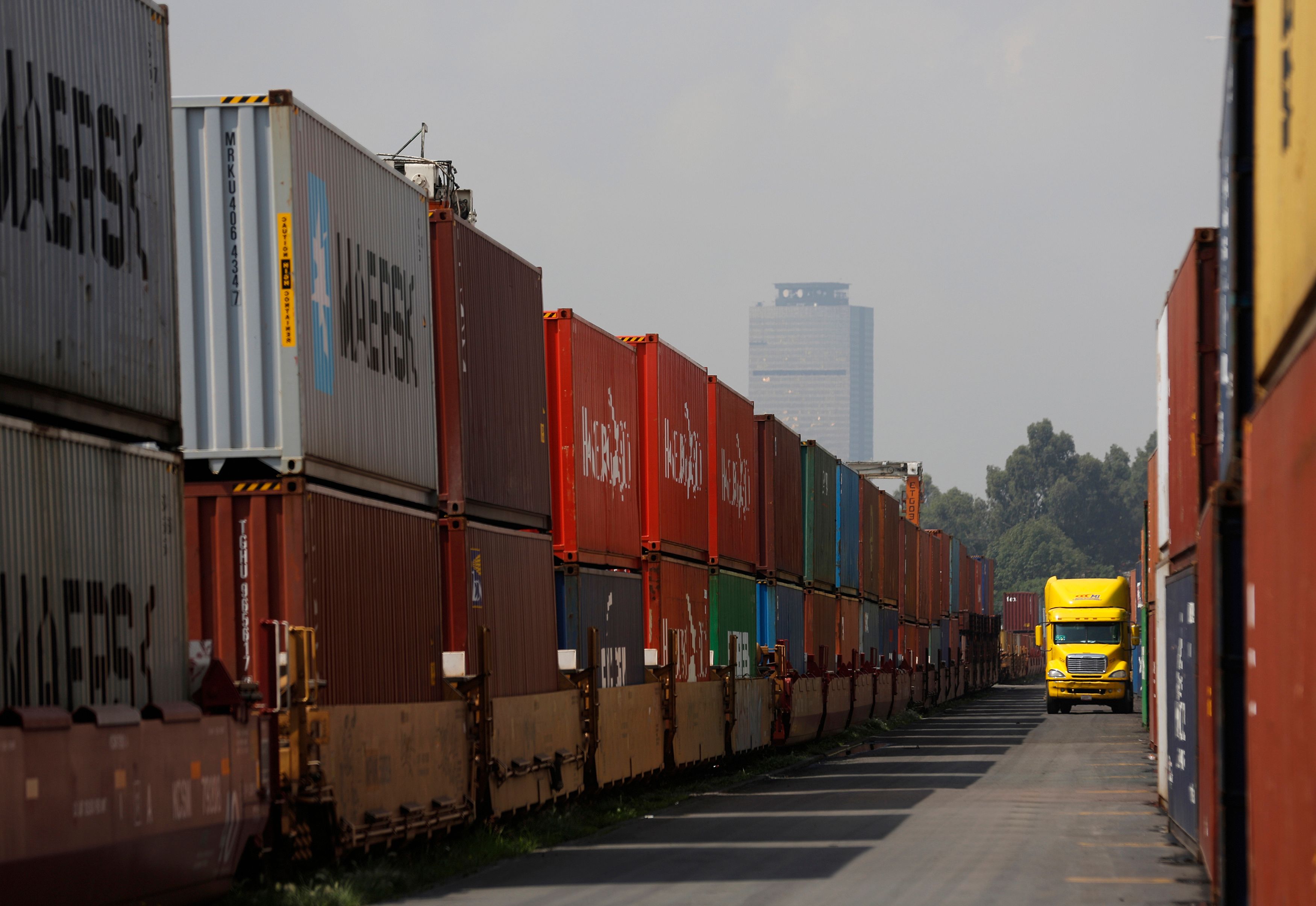 Storage containers in Mexico.