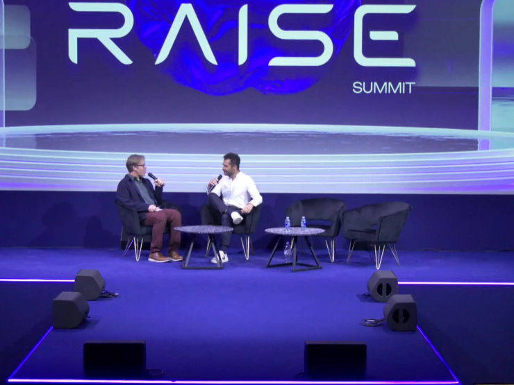 Reed Albergotti interviewing Gautier Cloix