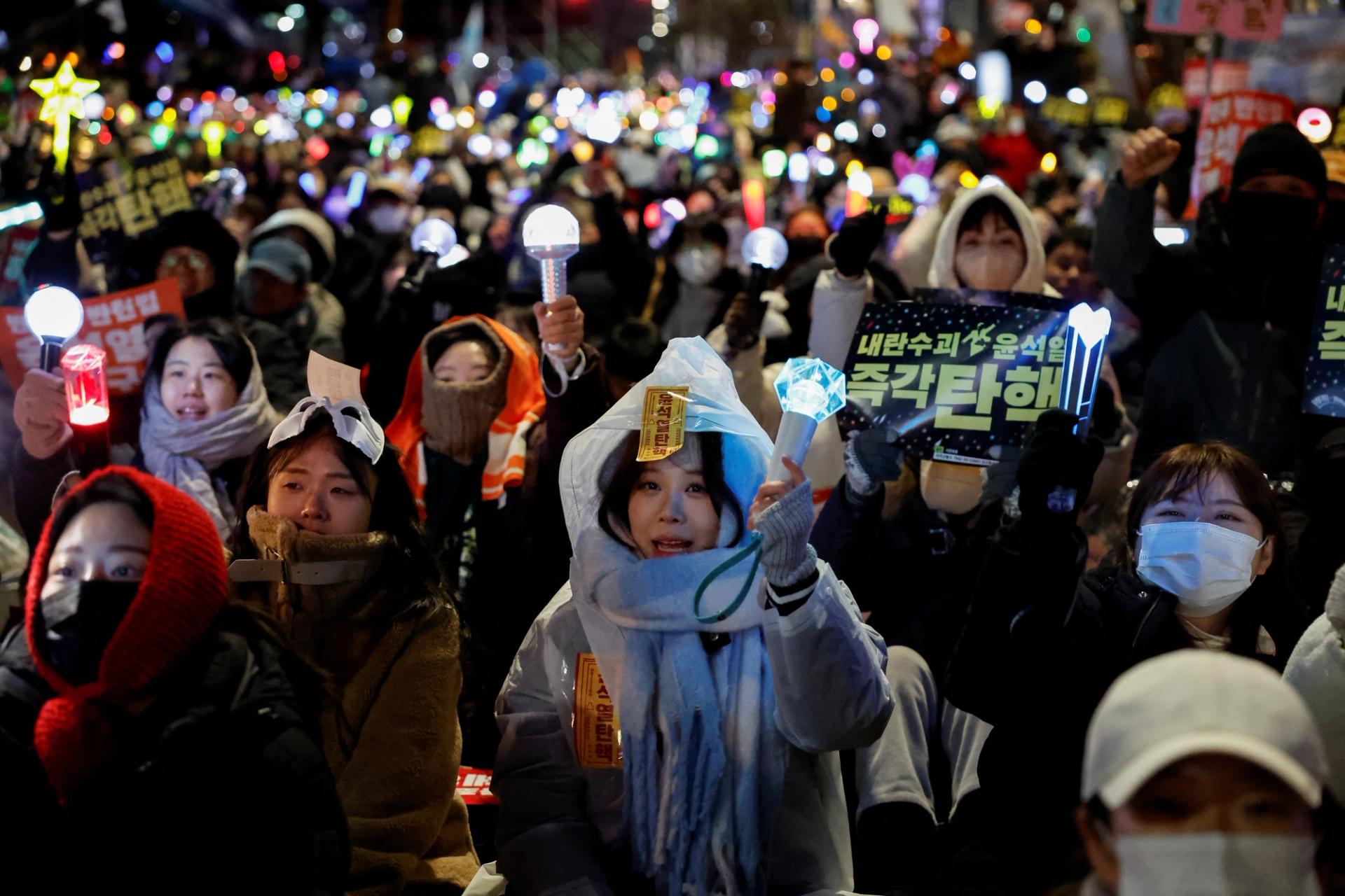 Korea protests