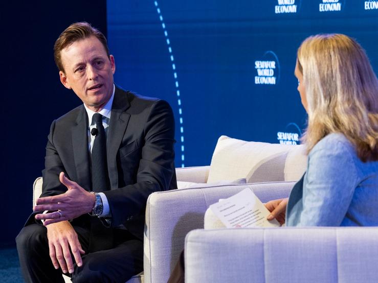 Sean Cairncross, the White House’s national cyber director, at Semafor World Economy 2026.