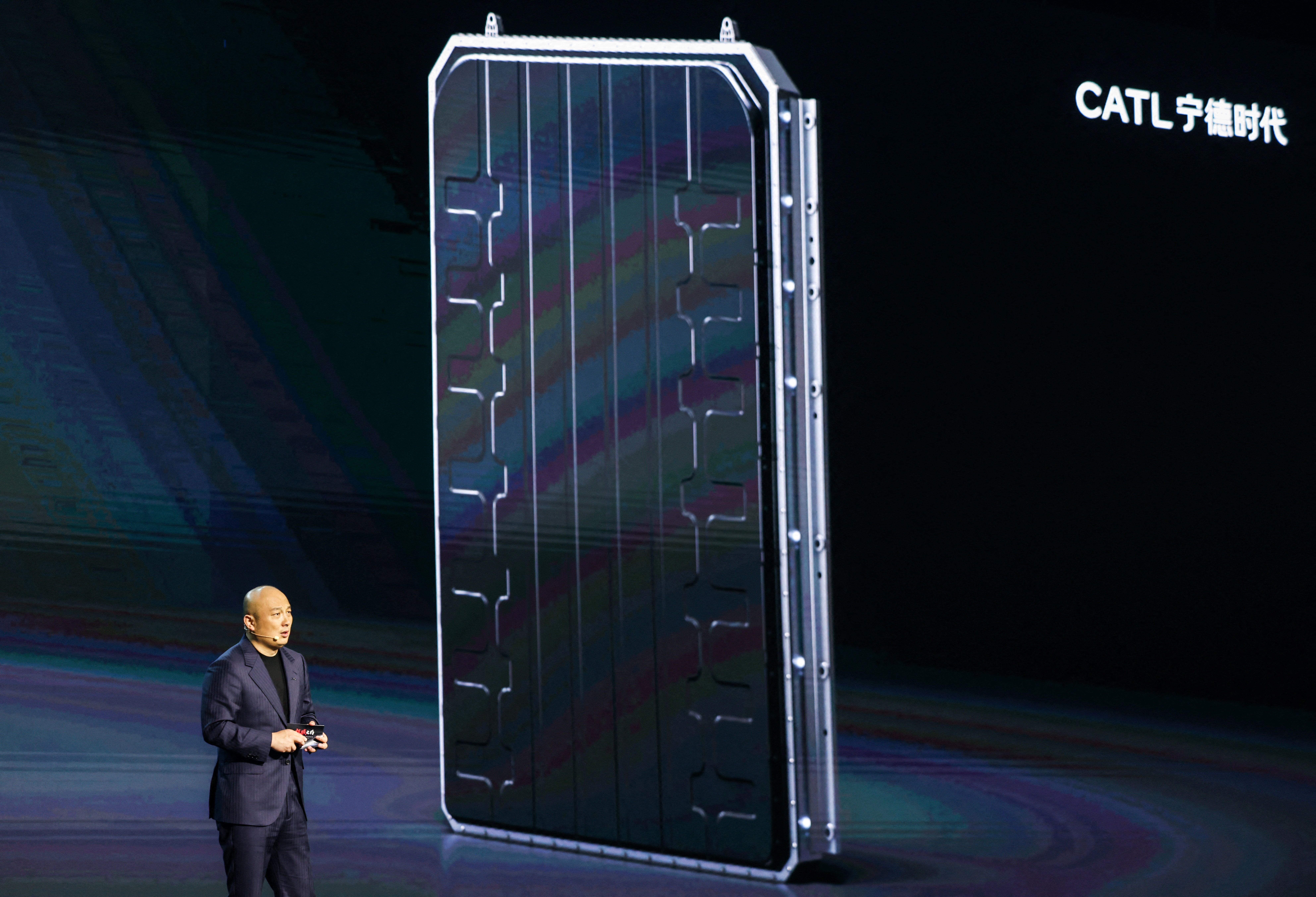 Chinese battery giant CATL CTO Gao Huan presents new products