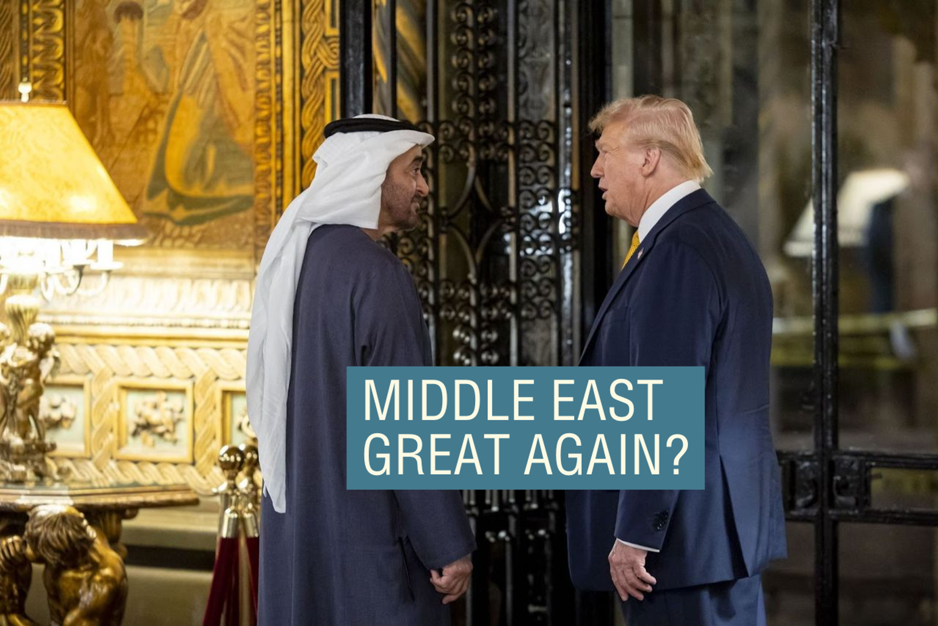 UAE President Mohamed bin Zayed meets with Donald Trump in September 2024