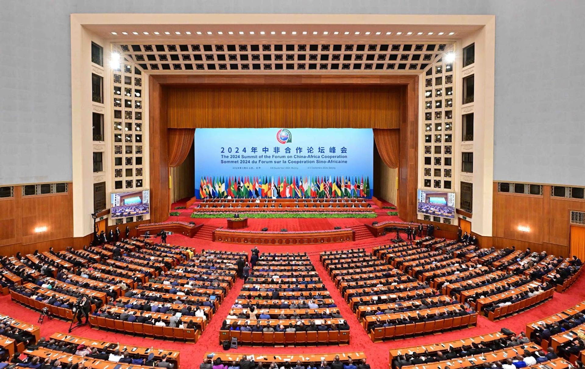 The 2024 Summit of the Forum on China-Africa Cooperation (FOCAC) opens in Beijing, capital of China