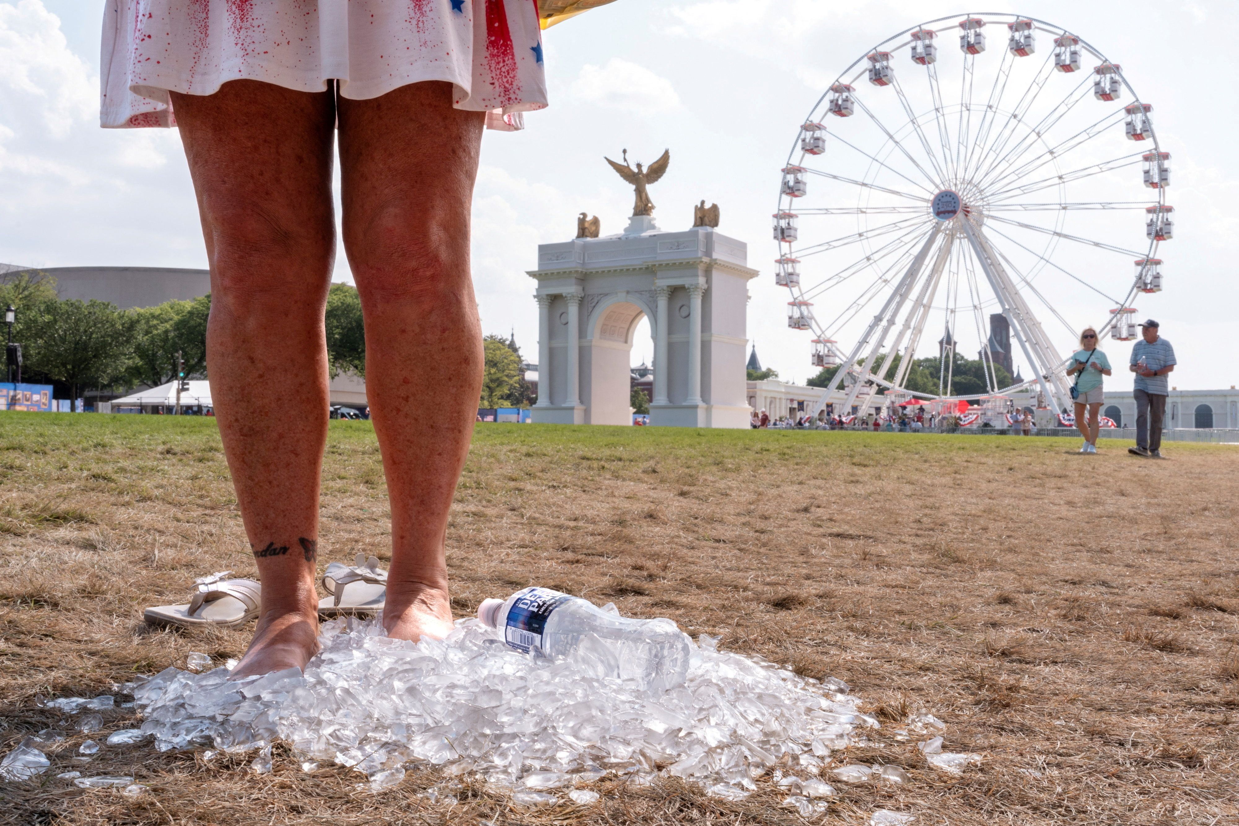 A photo of the heatwave in the US. 