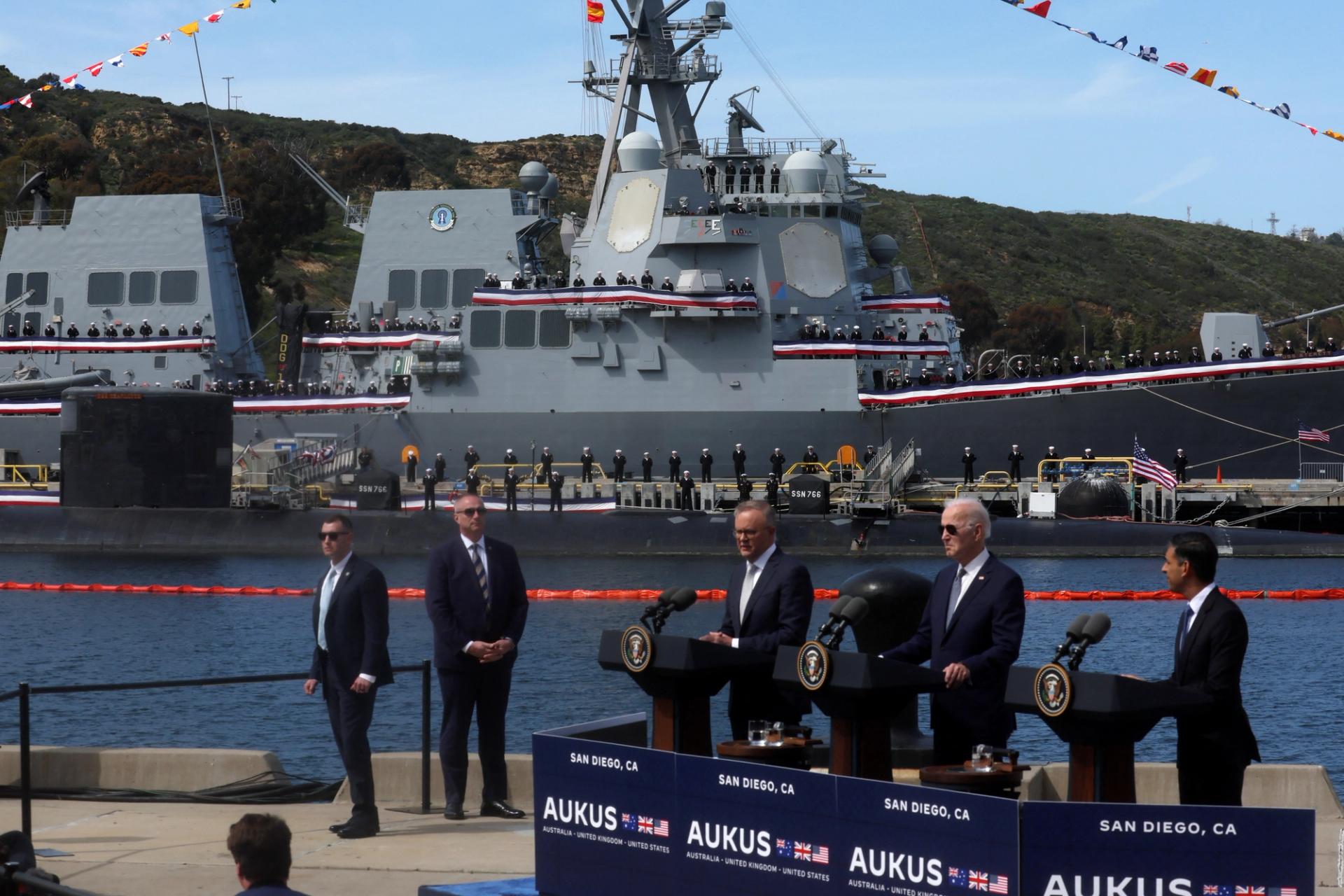 Joe Biden speaks about AUKUS in 2023